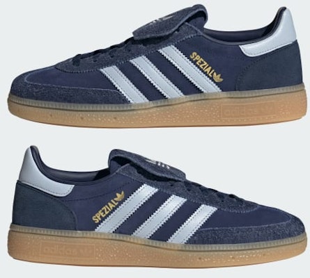 (Women) Adidas Handball Spezial LT Sneakers Dark Blue/Crystal Sky/Off White KJ6217 Sizing (Women) Adidas Handball Spezial LT Sneakers Dark Blue/Crystal Sky/Off White KJ6217