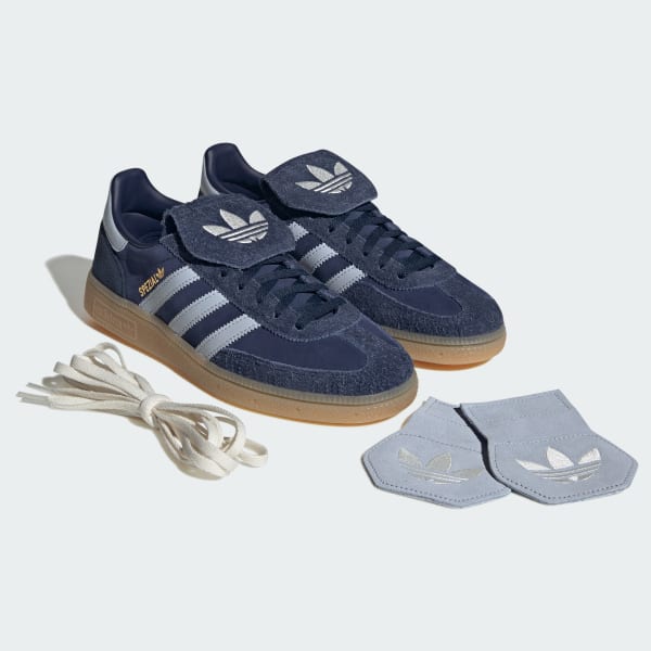 Cheap (Women) Adidas Handball Spezial LT Sneakers Dark Blue/Crystal Sky/Off White KJ6217