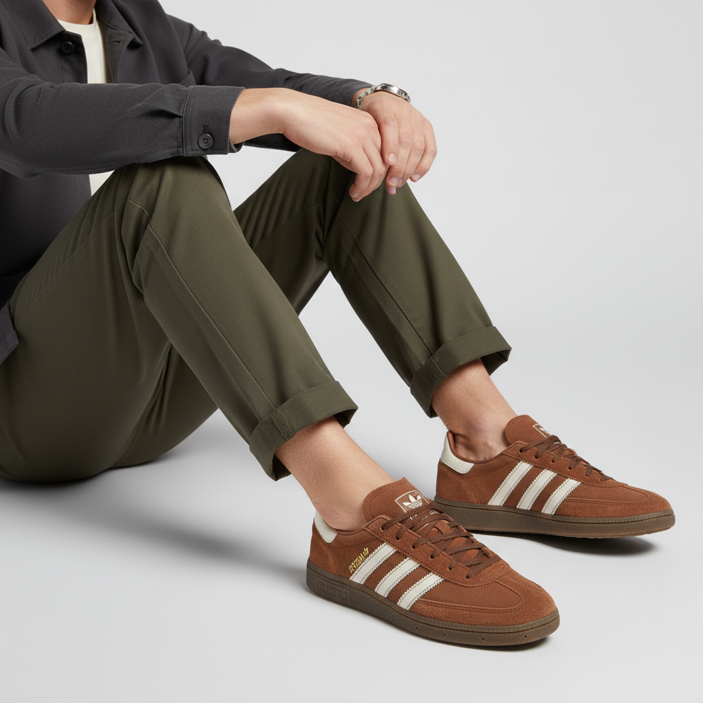 Order Adidas Handball Spezial Coklat Terpakai/Putih Pudar/Gum KJ6016