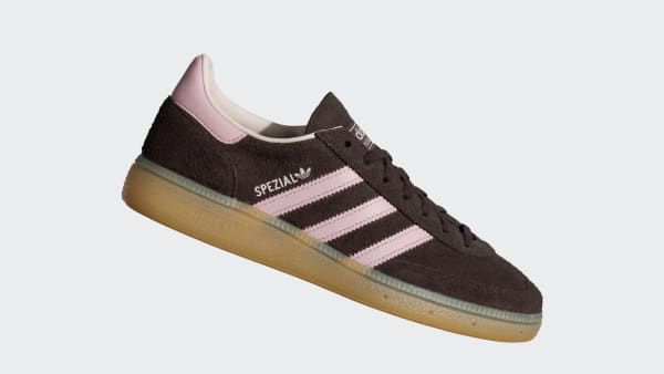 Lookbook (W) 阿迪达斯 Handball Spezial 复古球鞋 咖啡/粉沙/生胶配色 IH1507