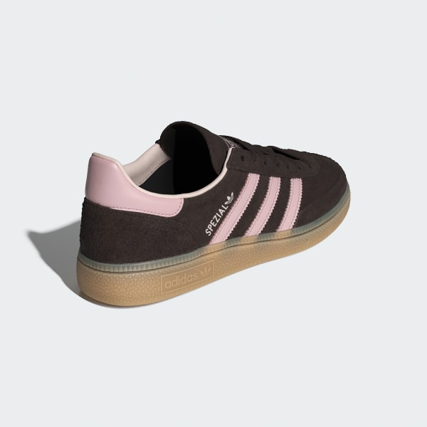 Sizing (W) 阿迪达斯 Handball Spezial 复古球鞋 咖啡/粉沙/生胶配色 IH1507