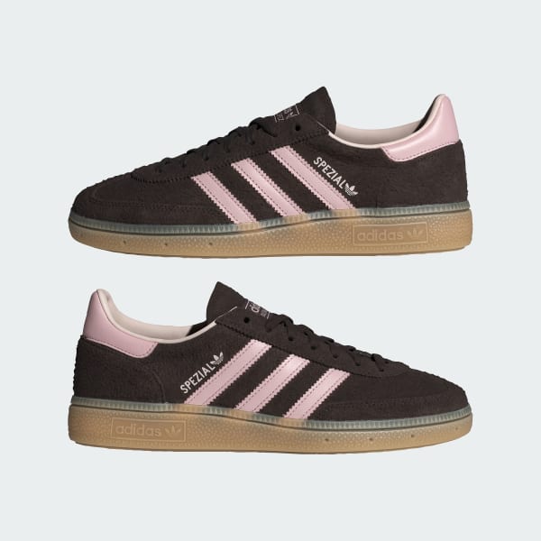 Cheap (Women) adidas Handball Spezial Sneakers Aurora Coffee/Sandy Pink/Gum IH1507