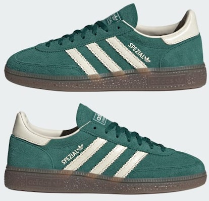 (Women) Adidas Handball Spezial Sneakers Collegiate Green/Cream White/Gum IH1509 3