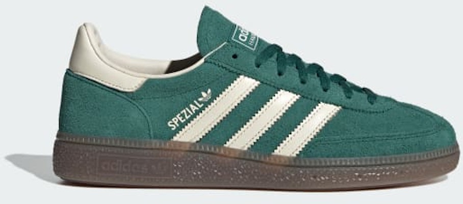 (Women) Adidas Handball Spezial Sneakers Collegiate Green/Cream White/Gum IH1509 Purchase (Women) Adidas Handball Spezial Sneakers Collegiate Green/Cream White/Gum IH1509