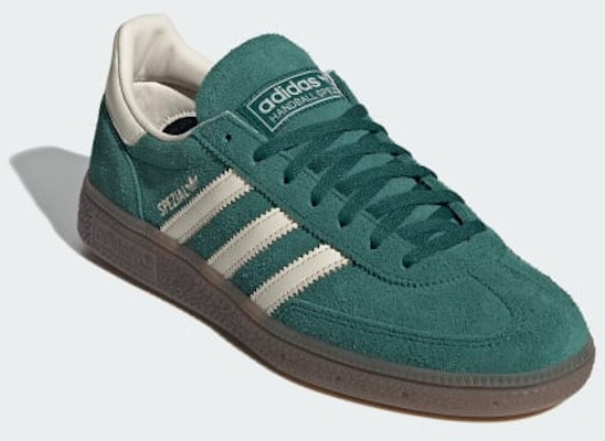 (Women) Adidas Handball Spezial Sneakers Collegiate Green/Cream White/Gum IH1509 Cheap (Women) Adidas Handball Spezial Sneakers Collegiate Green/Cream White/Gum IH1509