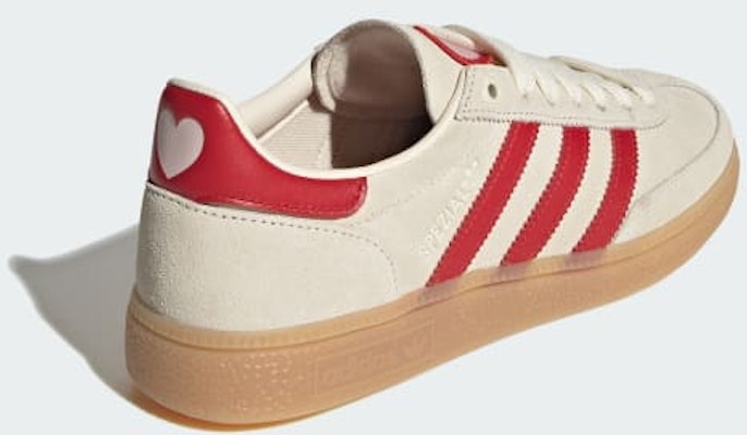 (W) 阿迪达斯 Handball Spezial 休闲鞋 奶油白/猩红红/沙粉色 KH9044 Purchase (W) 阿迪达斯 Handball Spezial 休闲鞋 奶油白/猩红红/沙粉色 KH9044