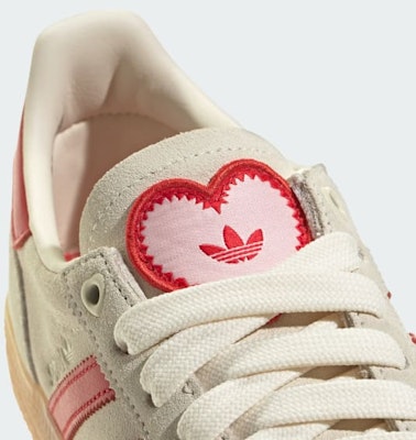 (W) 阿迪达斯 Handball Spezial 休闲鞋 奶油白/猩红红/沙粉色 KH9044 1