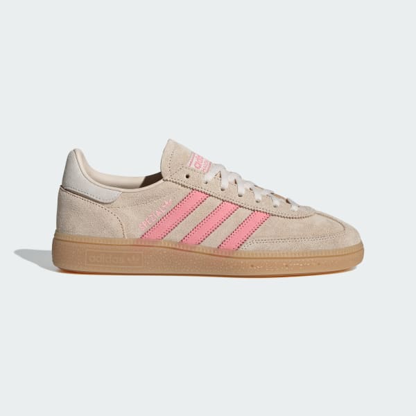 (Women) Adidas Handball Spezial Sneakers Crystal Linen/Pink Spark/Wonder White IH1501