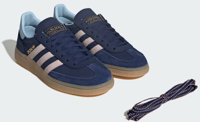 (Women) Adidas Handball Spezial Sneakers Dark Blue/Wonder Quartz/Clear Sky JR0851 1