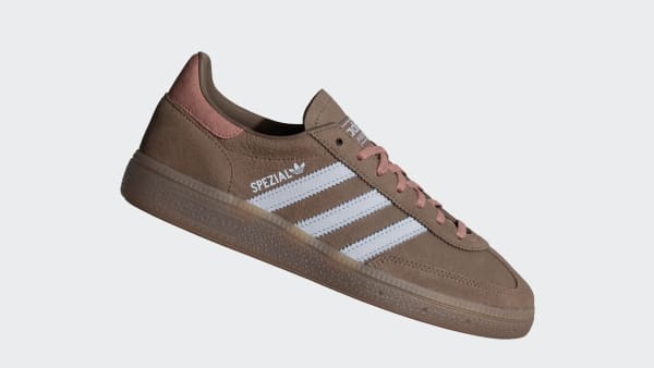 Lookbook (W) Adidas Handball Spezial 運動鞋 地層棕/水晶藍天/溫暖陶土 IH1503