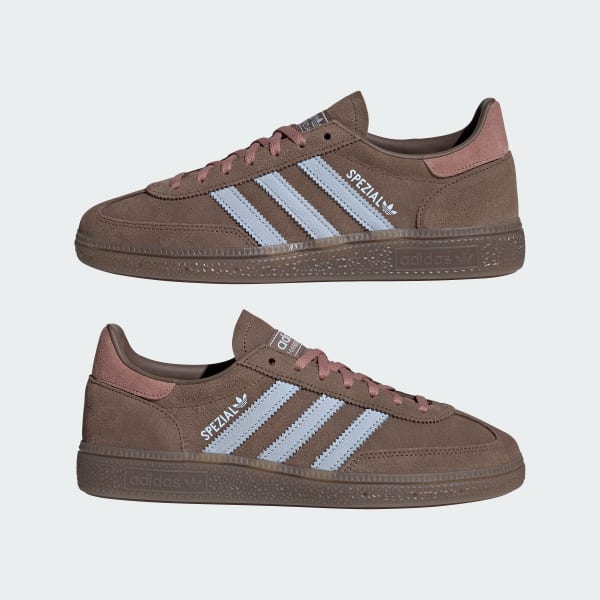 Cheap (Women) Adidas Handball Spezial Sneakers Earth Strata/Crystal Sky/Warm Clay IH1503