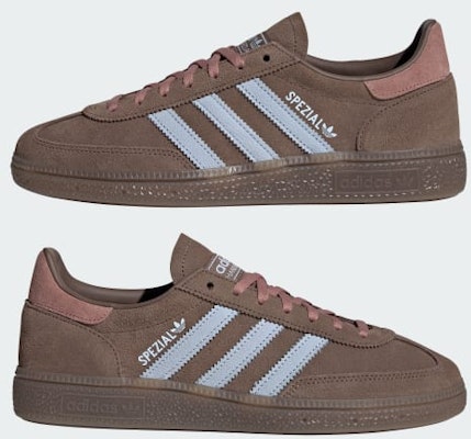 (Women) Adidas Handball Spezial Sneakers Earth Strata/Crystal Sky/Warm Clay IH1503 Cheap (Women) Adidas Handball Spezial Sneakers Earth Strata/Crystal Sky/Warm Clay IH1503
