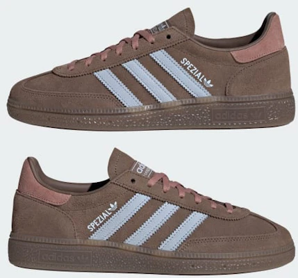 (W) Adidas Handball Spezial 運動鞋 地層棕/水晶藍天/溫暖陶土 IH1503 1