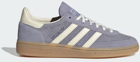 (Women) Adidas Handball Spezial Sneakers Silver Violet/Cream White/Gum JR0849 (Women) Adidas Handball Spezial Sneakers Silver Violet/Cream White/Gum JR0849