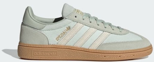 (Women) Adidas Handball Spezial W Sneakers Halo Green/Cream White/Linen Green HP7210 (Women) Adidas Handball Spezial W Sneakers Halo Green/Cream White/Linen Green HP7210