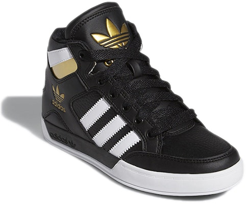 (Women) adidas Hard Court High J 'Black Gold' FV5732 Lookbook (Women) adidas Hard Court High J 'Black Gold' FV5732