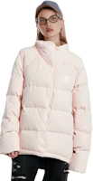 Lookbook (W) adidas Helionic 粉色羽絨外套 立領拉鍊設計 IX8864