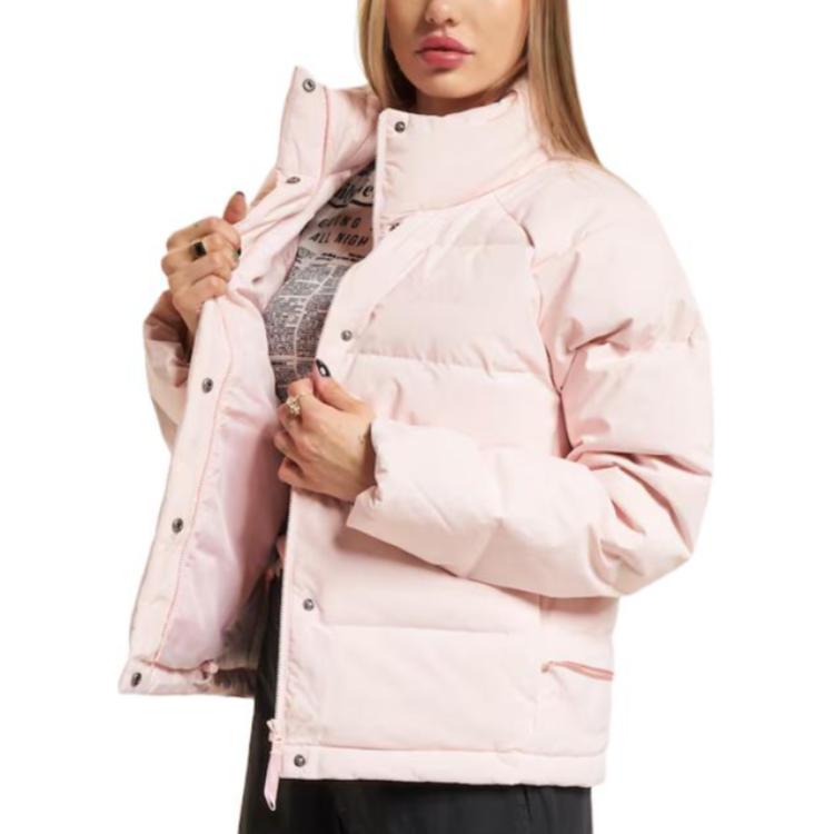 Purchase (W) 阿迪达斯Helionic粉色羽绒夹克，立领拉链设计 IX8864