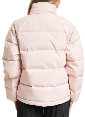 (W) 阿迪达斯Helionic粉色羽绒夹克,立领拉链设计 IX8864 Details for (W) 阿迪达斯Helionic粉色羽绒夹克,立领拉链设计 IX8864