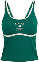 (Women) adidas Heritage CLIMACOOL Tank Top Green/Chalk White Fitness Wear JG6155 (Women) adidas Heritage CLIMACOOL Tank Top Green/Chalk White Fitness Wear JG6155