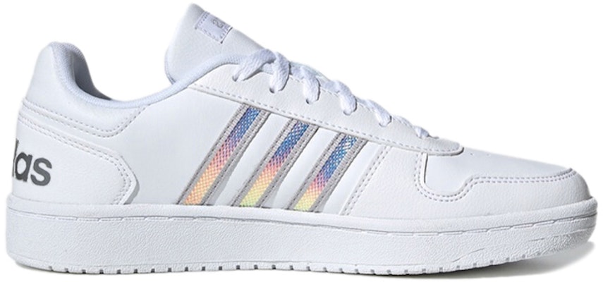 (W) adidas Hoops 2.0 'Putih Perak' FW3535 Order (W) adidas Hoops 2.0 'Putih Perak' FW3535