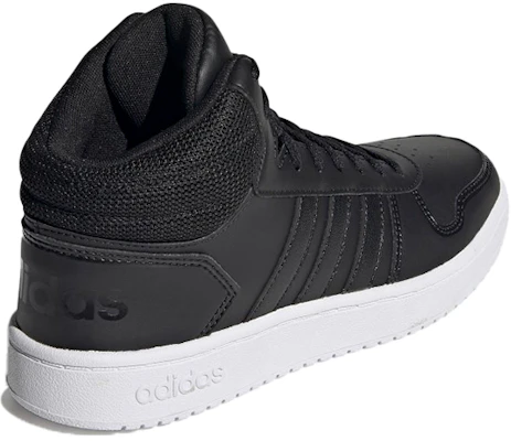 (W) adidas Hoops 2.0 Mid 'Core Black' Hitam Inti FY6022 Shop (W) adidas Hoops 2.0 Mid 'Core Black' Hitam Inti FY6022