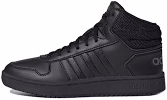 (Women) adidas Hoops 2.0 Mid 'Core Black Grey' FW4497 (Women) adidas Hoops 2.0 Mid 'Core Black Grey' FW4497