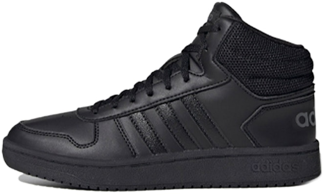 (Women) adidas Hoops 2.0 Mid 'Core Black Grey' FW4497 Buy (Women) adidas Hoops 2.0 Mid 'Core Black Grey' FW4497