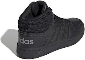 Shop (W) adidas Hoops 2.0 Mid ''Noir Core Gris'' FW4497