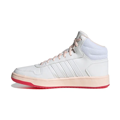 (W) adidas Hoops 2.0 Mid 'White Power Pink'