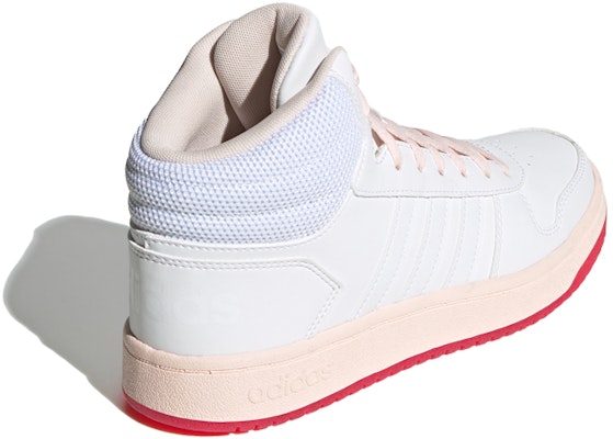 (W) adidas Hoops 2.0 Mid 'Putih Power Pink' FW9355 Purchase (W) adidas Hoops 2.0 Mid 'Putih Power Pink' FW9355