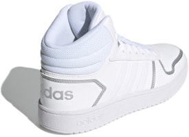 (W) adidas Hoops 2.0 Mid 'Blanco Plata Metálico' FY6023 Shop (W) adidas Hoops 2.0 Mid 'Blanco Plata Metálico' FY6023