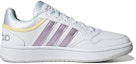 Order (W) アディダス Hoops 3.0 白/紫メタリック GX1806