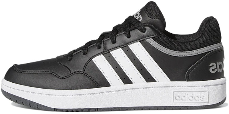 (Women) adidas Hoops 3.0 Low 'Black Grey' GW3038 Buy (Women) adidas Hoops 3.0 Low 'Black Grey' GW3038