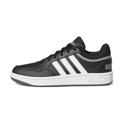(W) adidas Hoops 3.0 Low 'Black Grey'
