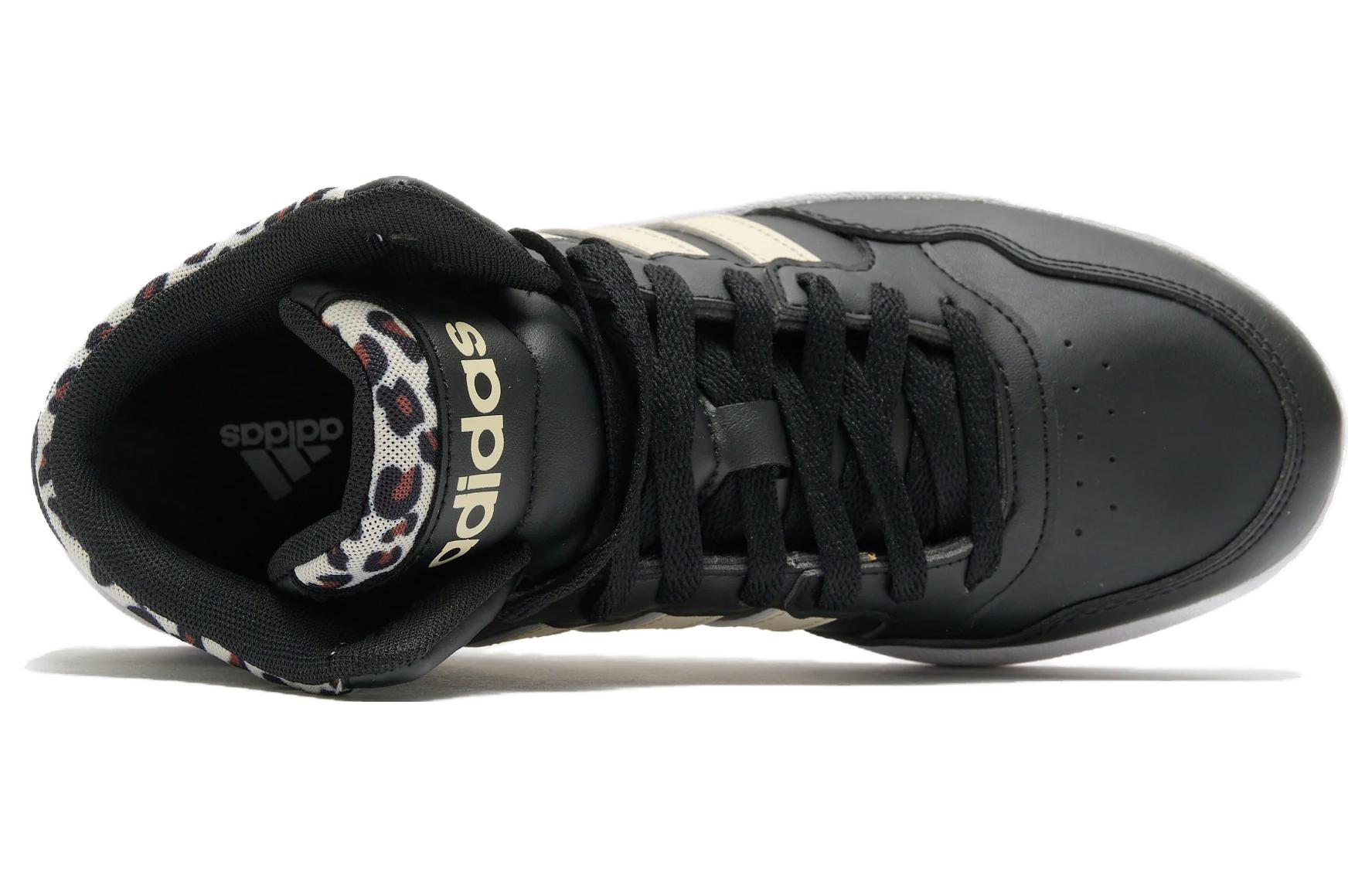 Shop (W) adidas Hoops 3.0 Mid 'Cheetah Hitam' IG7895