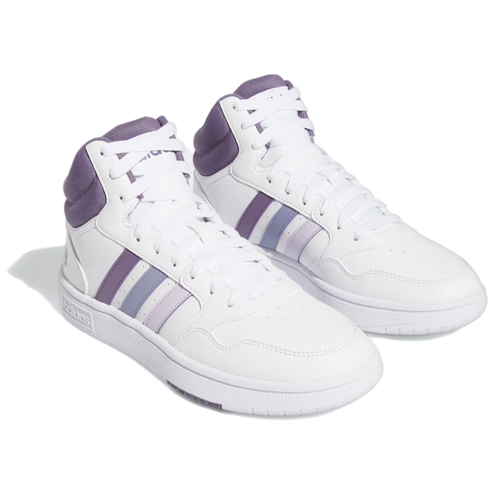 Lookbook (W) adidas HOOPS 3.0 MID 'Putih' IF5306