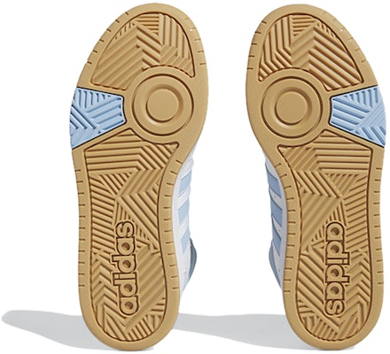 (Women) adidas Hoops 3.0 Mid 'White Clear Sky Gum' IF5321 Details for (Women) adidas Hoops 3.0 Mid 'White Clear Sky Gum' IF5321
