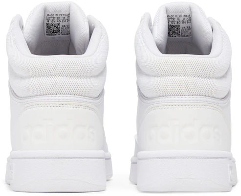 (W) adidas Hoops 3.0 Mid ''Weiß Dash Grau'' GW5457 Details for (W) adidas Hoops 3.0 Mid ''Weiß Dash Grau'' GW5457