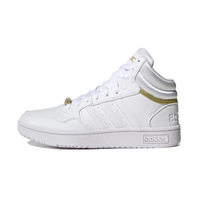 (W) adidas Hoops 3.0 Mid Classic 'Gold Metallic'