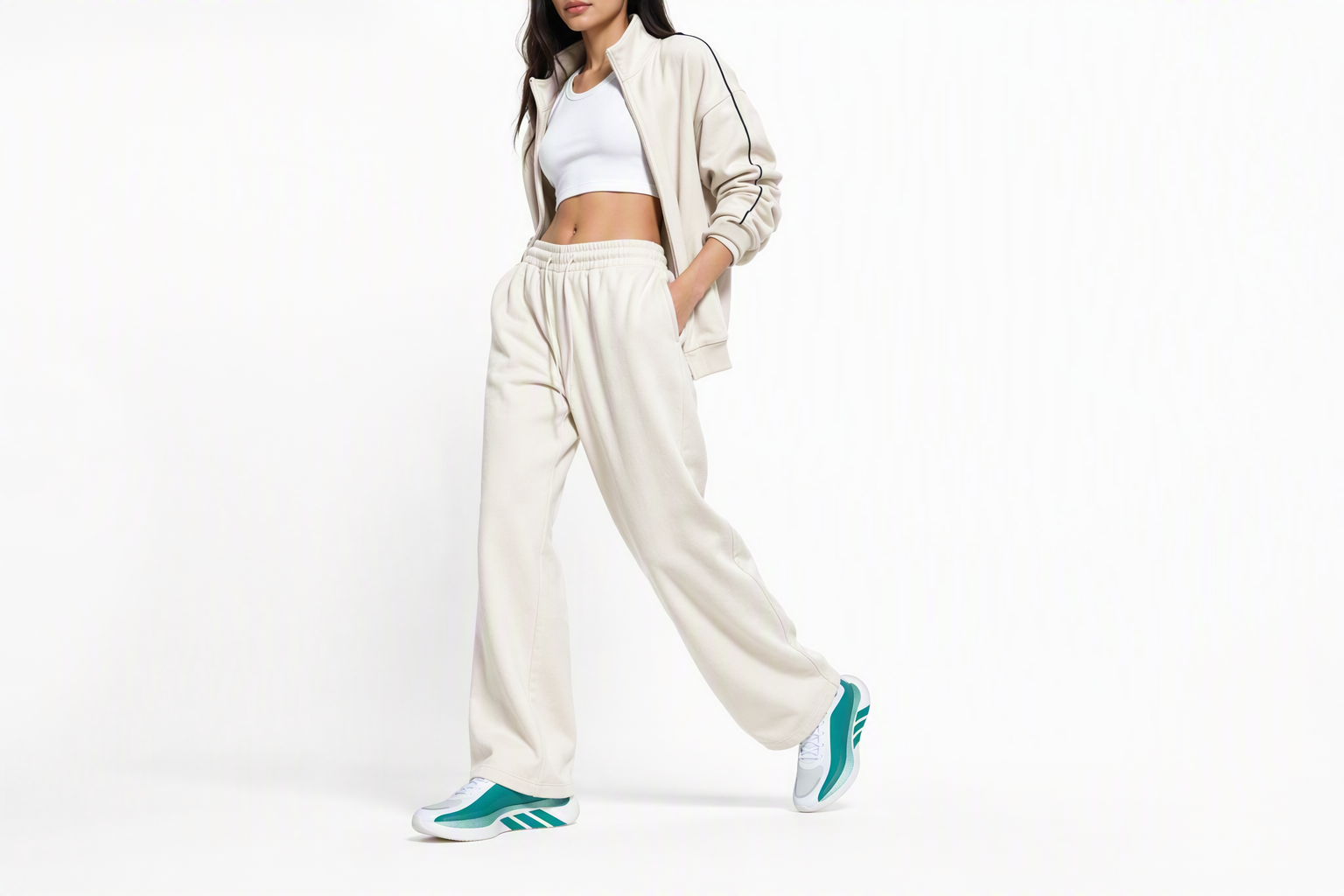 Order (W) adidas Hyperboost Edge Sneakers Cloud White/Equipment Green/Zero Metallic KI1915