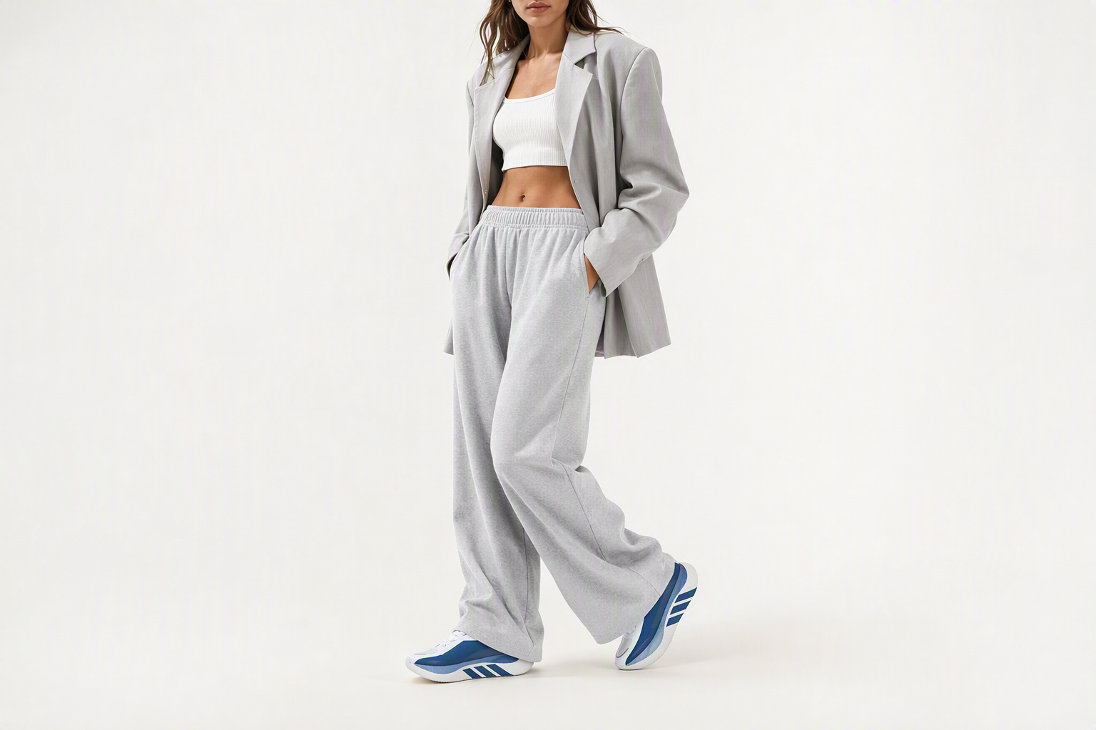 Order (W) adidas Hyperboost Edge 運動鞋 雲白/EQT藍/金屬銀 KI1914