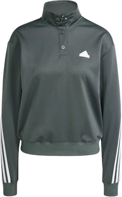 (W) 阿迪达斯经典绿条纹复古套头夹克外套 IT4825 Order (W) 阿迪达斯经典绿条纹复古套头夹克外套 IT4825