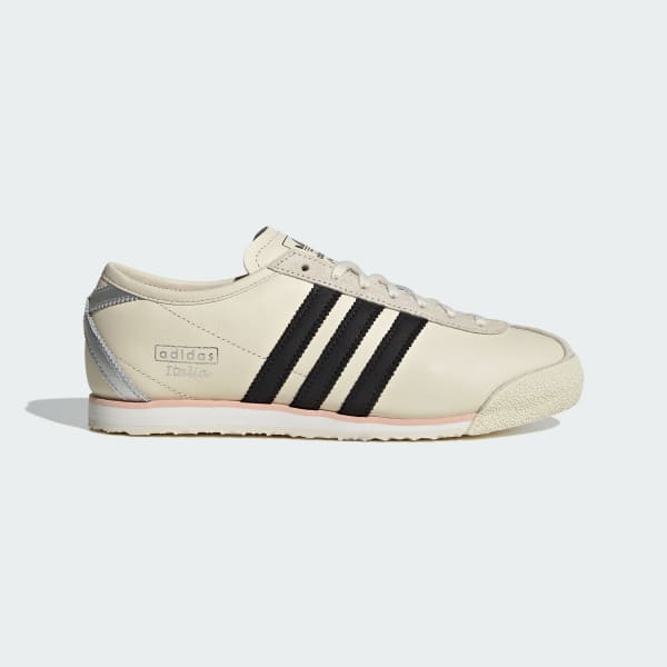 (Women) adidas Italy 70s Retro Sneakers Cream White/Core Black/Silver Metallic IH6666
