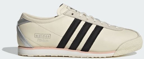 (Women) adidas Italy 70s Retro Sneakers Cream White/Core Black/Silver Metallic IH6666 (Women) adidas Italy 70s Retro Sneakers Cream White/Core Black/Silver Metallic IH6666