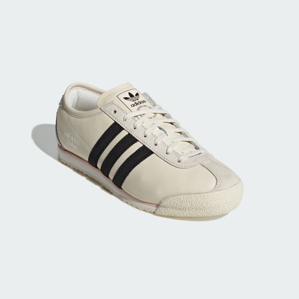 Shop (W) adidas 義大利70年代復古運動鞋 米白/黑色/銀色金屬 IH6666