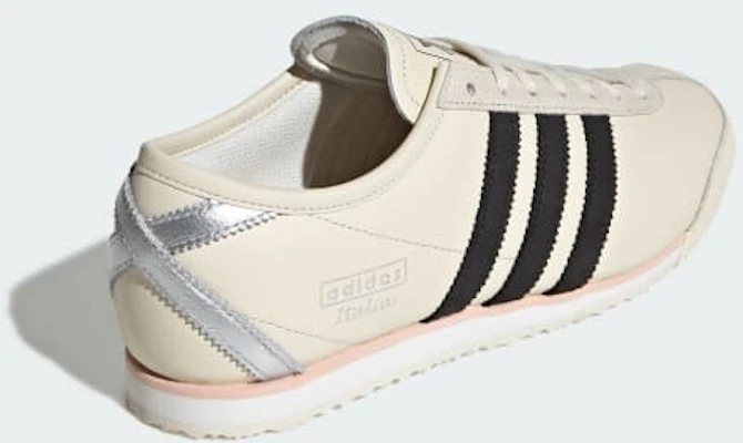(W) adidas Italy 70s Retro Kasut Krim Putih/Hitam Teras/Perak Metalik IH6666 Details for (W) adidas Italy 70s Retro Kasut Krim Putih/Hitam Teras/Perak Metalik IH6666