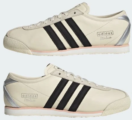 (W) adidas Italy 70s Retro Kasut Krim Putih/Hitam Teras/Perak Metalik IH6666 Cheap (W) adidas Italy 70s Retro Kasut Krim Putih/Hitam Teras/Perak Metalik IH6666