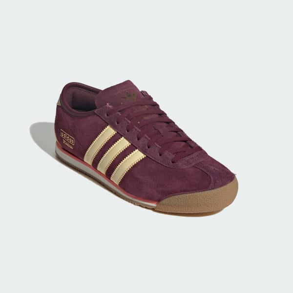 Shop (Women) Adidas Italy 70s Retro Sneakers Maroon/Almost Yellow/Gold Metallic JQ6929