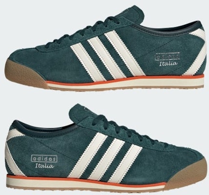 (W) 아디다스 이탈리아 70s 빈티지 오로라 아이비/크림 화이트/실버 메탈릭 JQ6928 Sizing (W) 아디다스 이탈리아 70s 빈티지 오로라 아이비/크림 화이트/실버 메탈릭 JQ6928